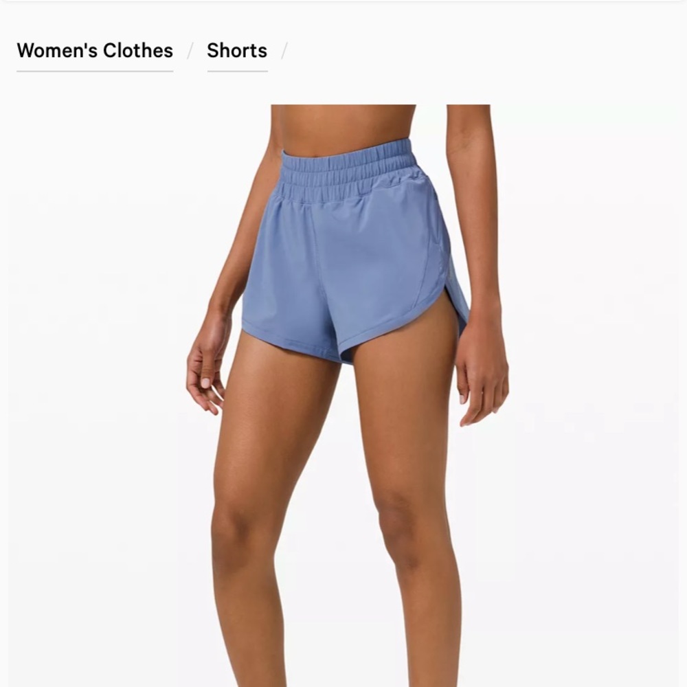 Lululemon Track That HR Short 3” Lined Water Drop